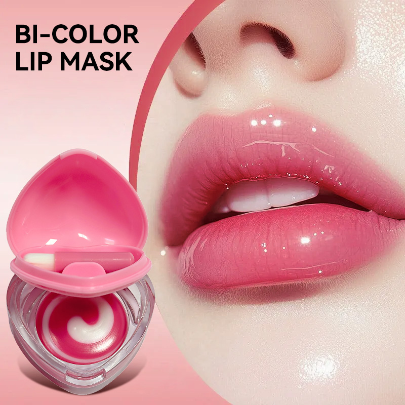 Skincare Pink - Luckgo Heart Çift Renkli Dudak Maskesi: