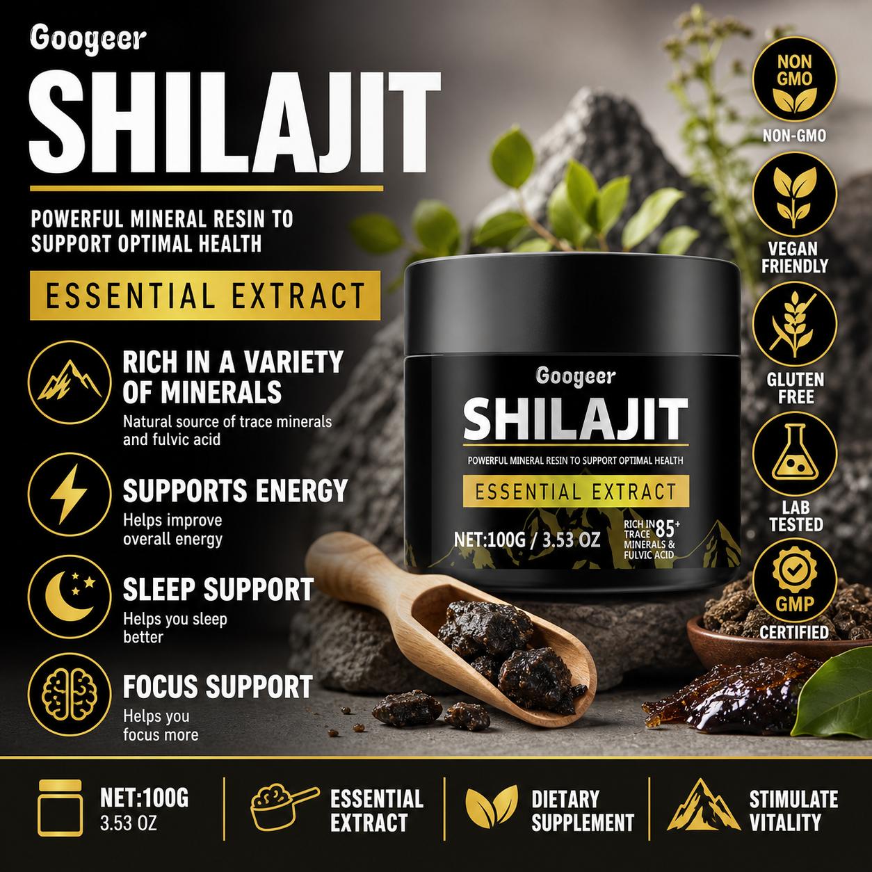Googeer Şilajit Ekstrakt Tozu  - Licorice Root Extract incelemesi ve fiyatı